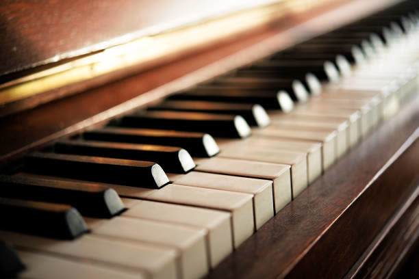 Pianotoetsen van dichtbij